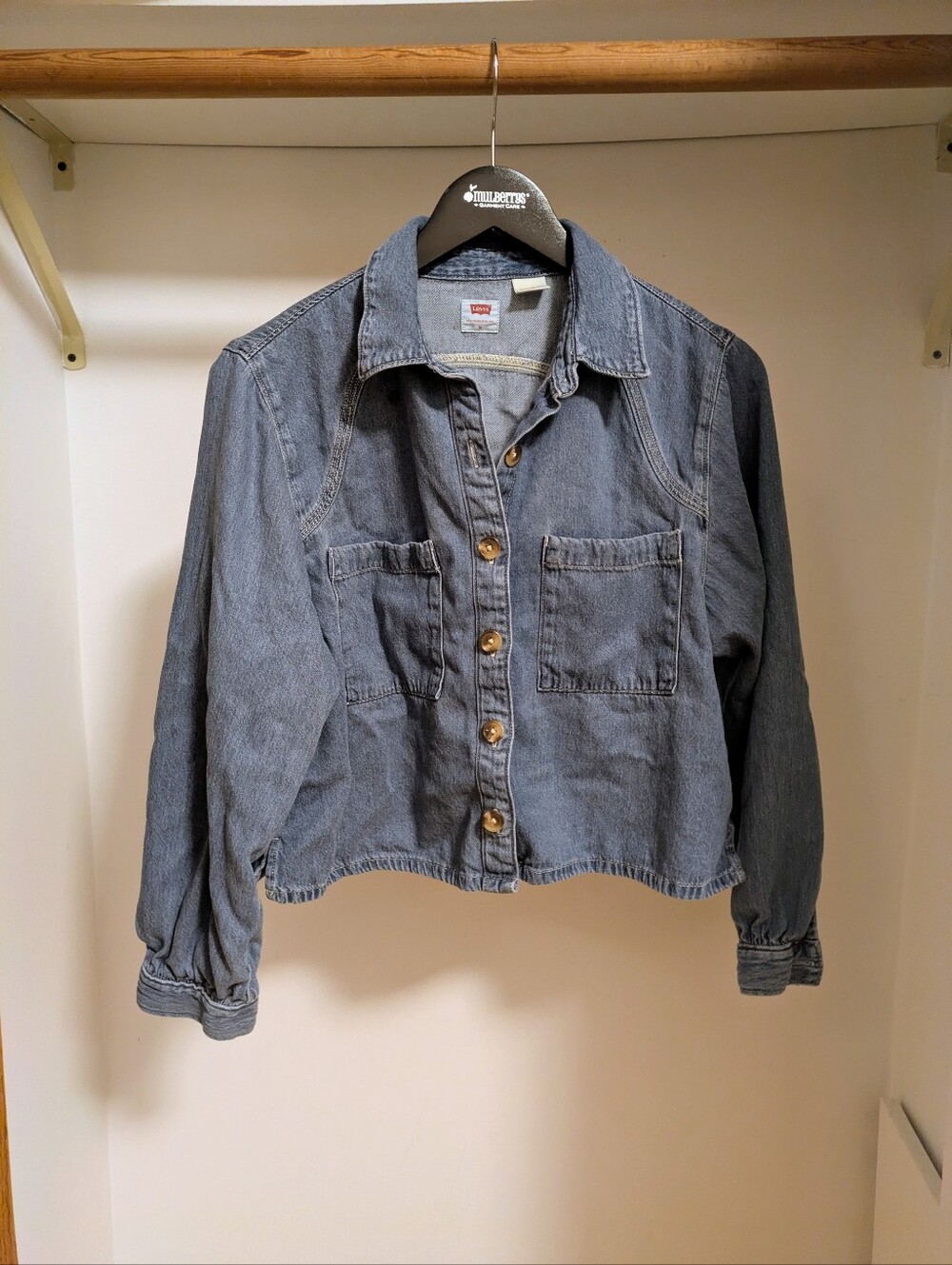 Levi’s Tini Long sleeve utility button-down shirt Size medium